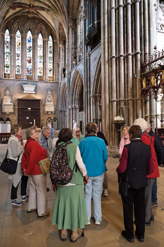 Friends of St Marys on guided tour