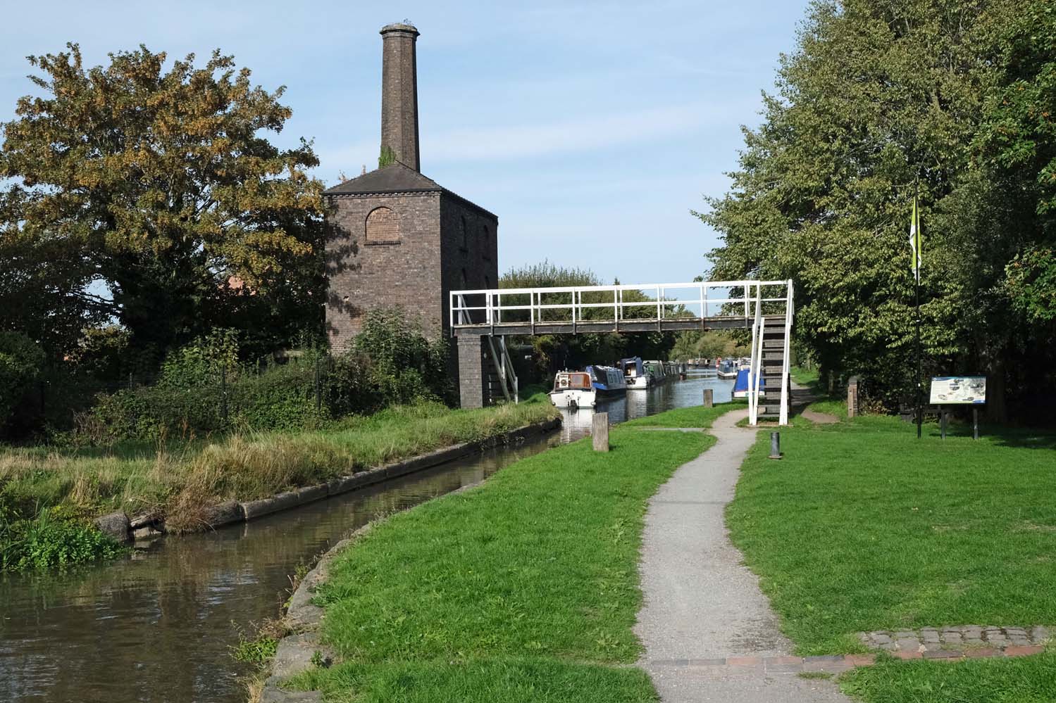 Engine House used to pump water from stream underneath