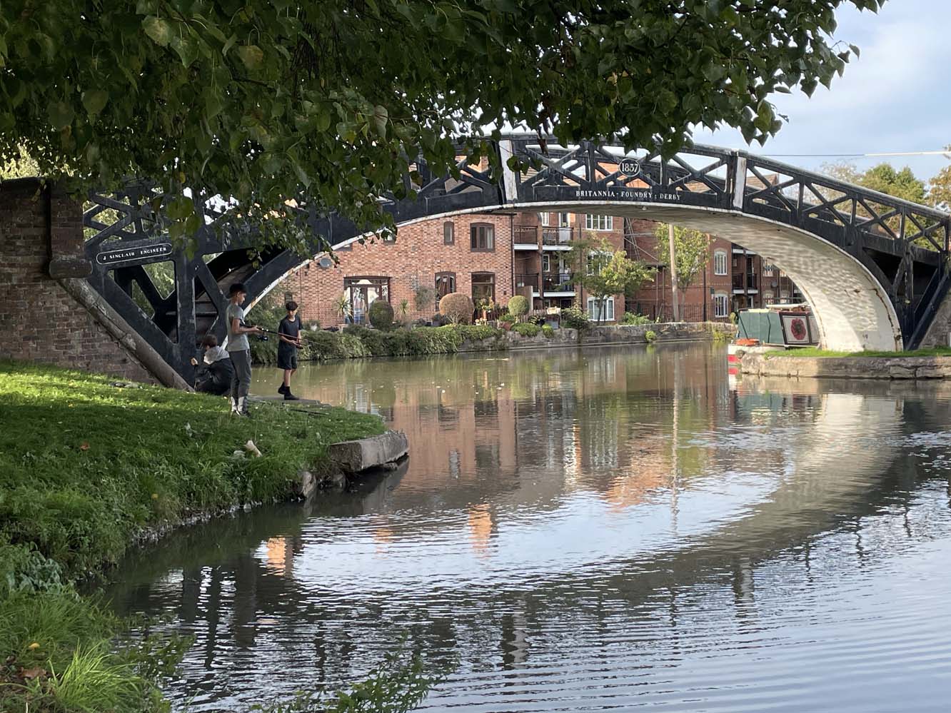 Peaceful scene at the Hawkesbury Junction bridge