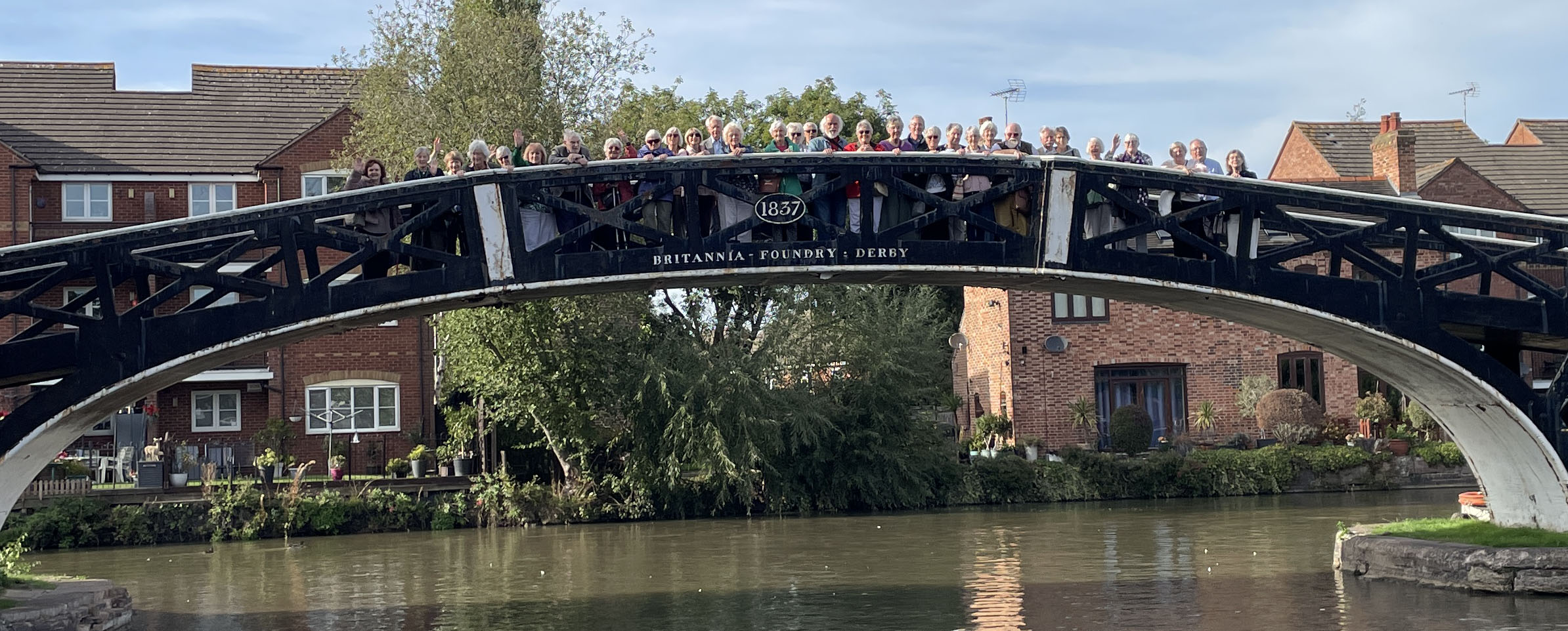 All of us on the Hawkesbury Junction bridge