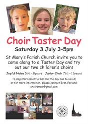 Junior Choir Recruitment June 