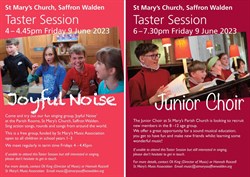 Junior Choirs Taster 9 June 20