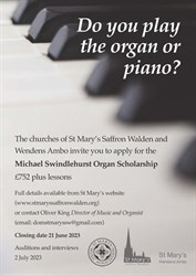 Organ Scholarship 2023-800w