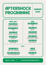 Aftershock Programme Summer 24