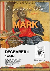 Mark Gospel Introduction 1 Dec