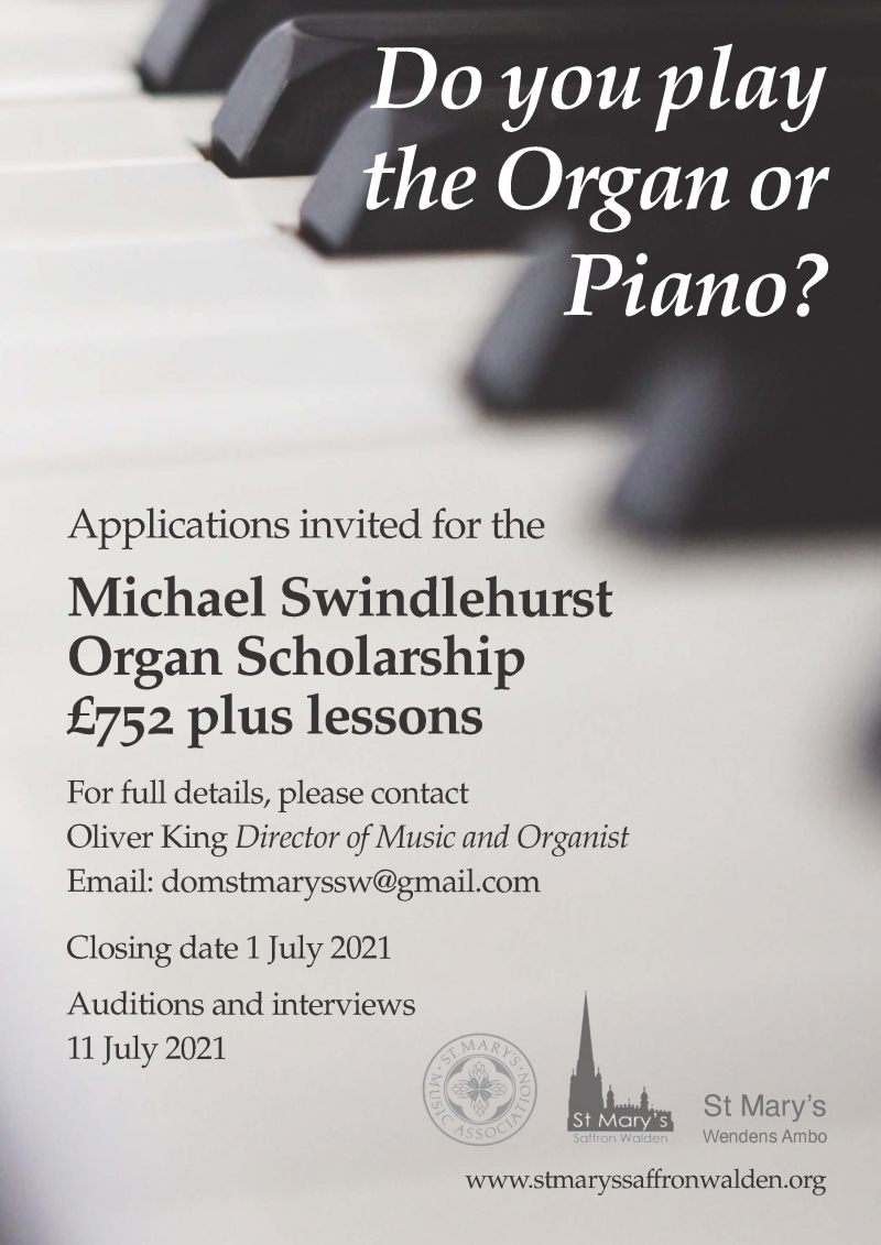 Organ Scholarship 2021-800w