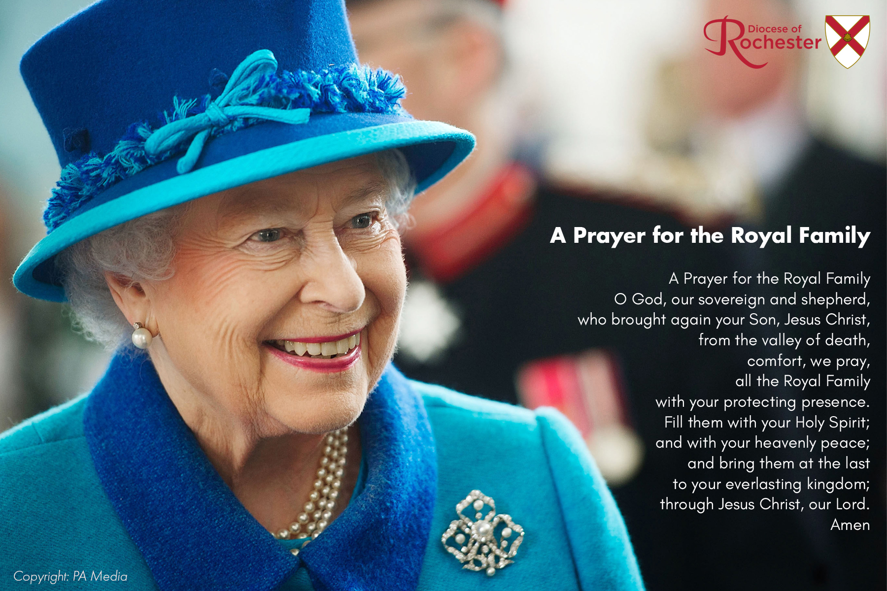prayer for royal family card