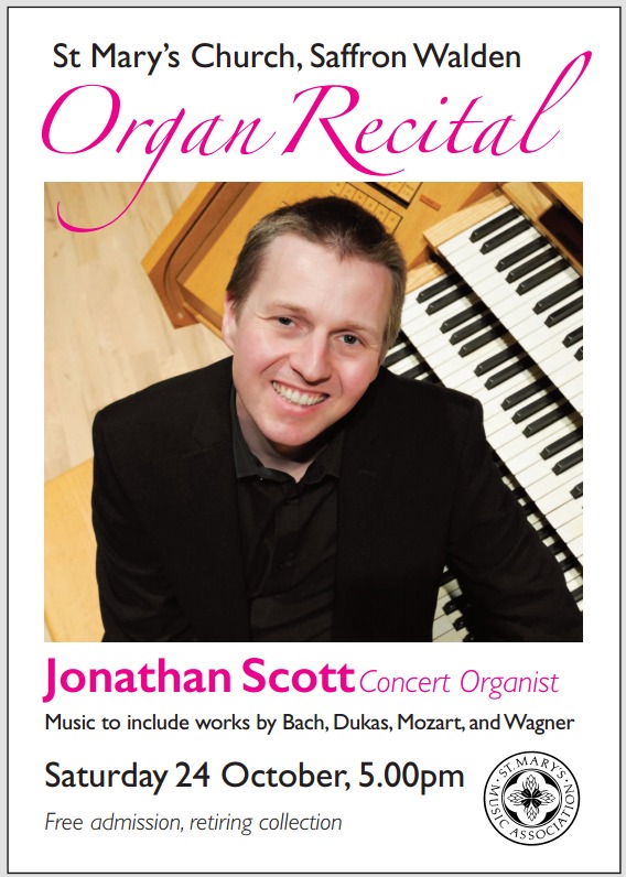 Organ Recital 24 Oct 2026 Jona